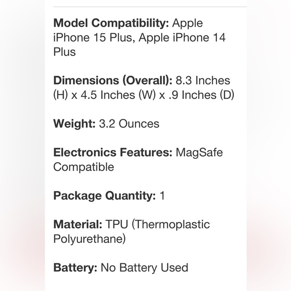 KATE SPADE NWT apple iPhone 15/iPhone 14 plus protective case -floral w/ gems - Picture 7 of 7